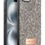 Onegif Apple iPhone 16E Bright Simli Kapak - Gold