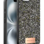 Onegif Apple iPhone 16E Bright Simli Kapak - Gümüş