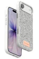 Onegif Apple iPhone 17 Air Bright Simli Kapak - Beyaz