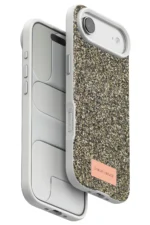 Onegif Apple iPhone 17 Air Bright Simli Kapak - Çöl Titanyum