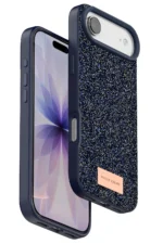 Onegif Apple iPhone 17 Air Bright Simli Kapak - Mavi