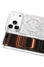 Onegif Apple iPhone 17 Pro Misk Simli Magsafe Kapak - Desen 1 - Görsel 2