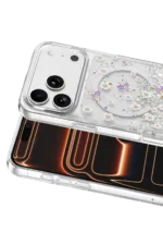 Onegif Apple iPhone 17 Pro Misk Simli Magsafe Kapak - Desen 2 - Görsel 2