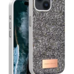 Onegif Apple iPhone 14 Bright Simli Kapak - Gümüş