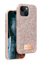 Onegif Apple iPhone 14 Bright Simli Kapak - Pembe