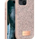 Onegif Apple iPhone 15 Bright Simli Kapak - Pembe