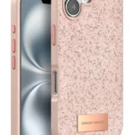 Onegif Apple iPhone 16 Bright Simli Kapak - Pembe
