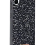 Onegif Samsung Galaxy A06 Bright Simli Kapak - Siyah