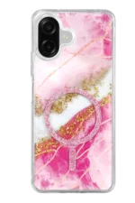 Onegif Samsung Galaxy A07 4G Lotus Simli Magsafe Kapak - Pembe - Görsel 3
