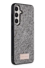 Onegif Samsung Galaxy A25 5G Bright Simli Kapak - Gümüş - Görsel 2