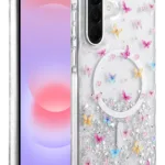 Onegif Samsung Galaxy A56 Misk Simli Magsafe Kapak - Desen 4