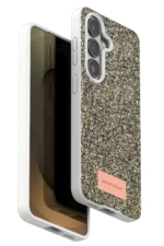 Onegif Samsung Galaxy S26 Bright Simli Kapak - Gold