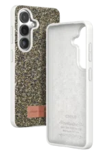 Onegif Samsung Galaxy S26 Bright Simli Kapak - Gold - Görsel 3