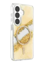 Onegif Samsung Galaxy S26 Lotus Simli Magsafe Kapak - Gümüş - Görsel 2