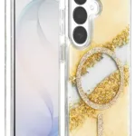 Onegif Samsung Galaxy S26 Lotus Simli Magsafe Kapak - Gümüş