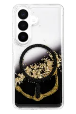 Onegif Samsung Galaxy S26 Lotus Simli Magsafe Kapak - Siyah - Görsel 3