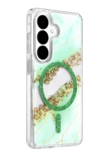 Onegif Samsung Galaxy S26 Lotus Simli Magsafe Kapak - Yeşil - Görsel 2