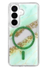 Onegif Samsung Galaxy S26 Lotus Simli Magsafe Kapak - Yeşil - Görsel 3