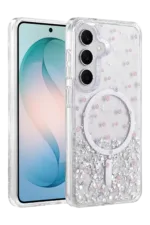 Onegif Samsung Galaxy S26 Misk Simli Magsafe Kapak - Desen 1