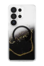Onegif Samsung Galaxy S26 Ultra Lotus Simli Magsafe Kapak - Siyah - Görsel 3