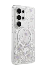 Onegif Samsung Galaxy S26 Ultra Misk Simli Magsafe Kapak - Desen 2 - Görsel 2