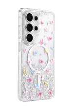 Onegif Samsung Galaxy S26 Ultra Misk Simli Magsafe Kapak - Desen 4 - Görsel 2