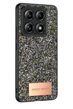 Onegif Xiaomi Mi 14T Pro Bright Simli Kapak - Gümüş - Görsel 2