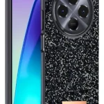 Onegif Xiaomi Redmi 14C Bright Simli Kapak - Siyah