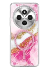 Onegif Xiaomi Redmi 14C Lotus Simli Magsafe Kapak - Pembe - Görsel 3