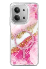 Onegif Xiaomi Redmi 15C 4G Lotus Simli Magsafe Kapak - Pembe - Görsel 3