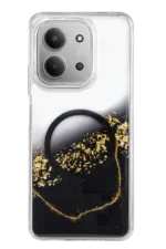 Onegif Xiaomi Redmi 15C 4G Lotus Simli Magsafe Kapak - Siyah - Görsel 3