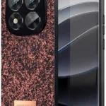 Onegif Xiaomi Redmi Note 14 Pro 5G Bright Simli Kapak - Derin Mor