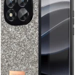 Onegif Xiaomi Redmi Note 14 Pro 5G Bright Simli Kapak - Gold