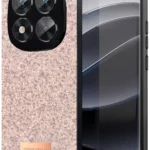 Onegif Xiaomi Redmi Note 14 Pro 5G Bright Simli Kapak - Pembe