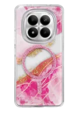 Onegif Xiaomi Redmi Note 15 Pro Plus 5G Lotus Simli Magsafe Kapak - Pembe - Görsel 3