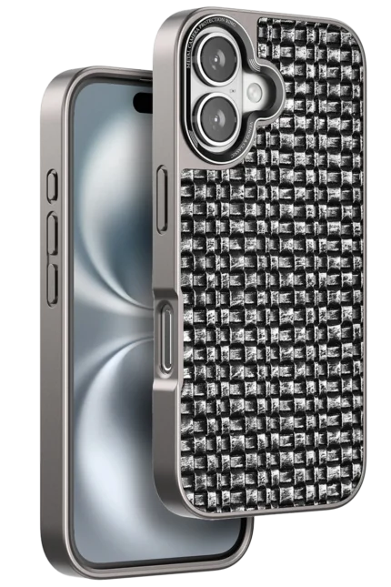 Venco Apple iPhone 16 Brand Kapak - Gümüş