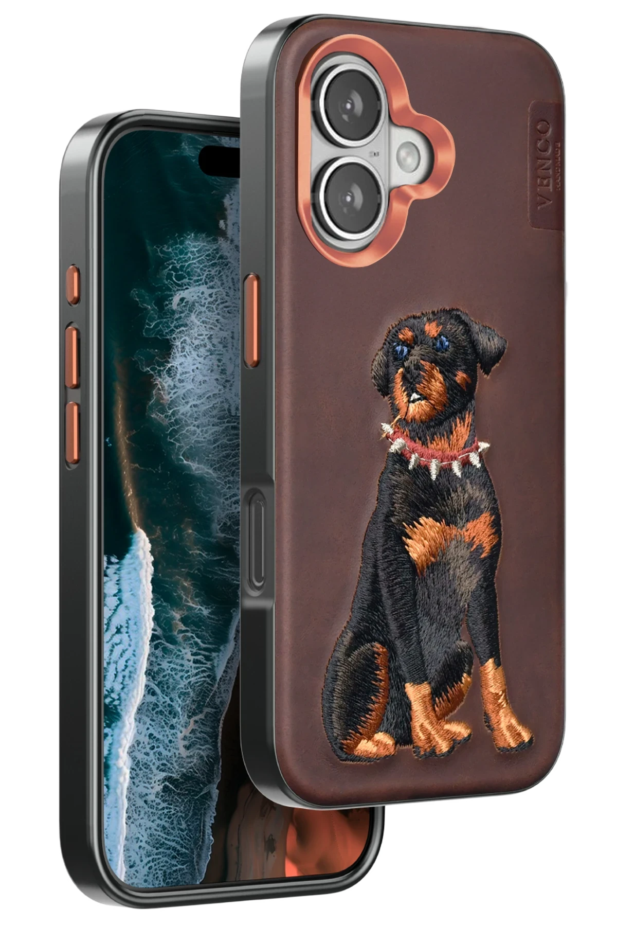 venco-iphone-16-perma-desenli-kapak-koyu-kahve-default Venco Apple iPhone 16 Perma Desenli Kapak - Koyu Kahve - Görsel 1