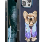 Venco Apple iPhone 16 Pro Cute Desenli Kapak - Lacivert