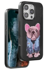 Venco Apple iPhone 16 Pro Max Cute Desenli Kapak - Siyah