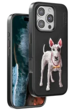 Venco Apple iPhone 16 Pro Perma Desenli Kapak - Siyah