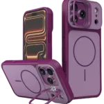 Joko Apple iPhone 18 Pro Max/17 Pro Max Pale Magsafe Standlı Kapak - Bordo