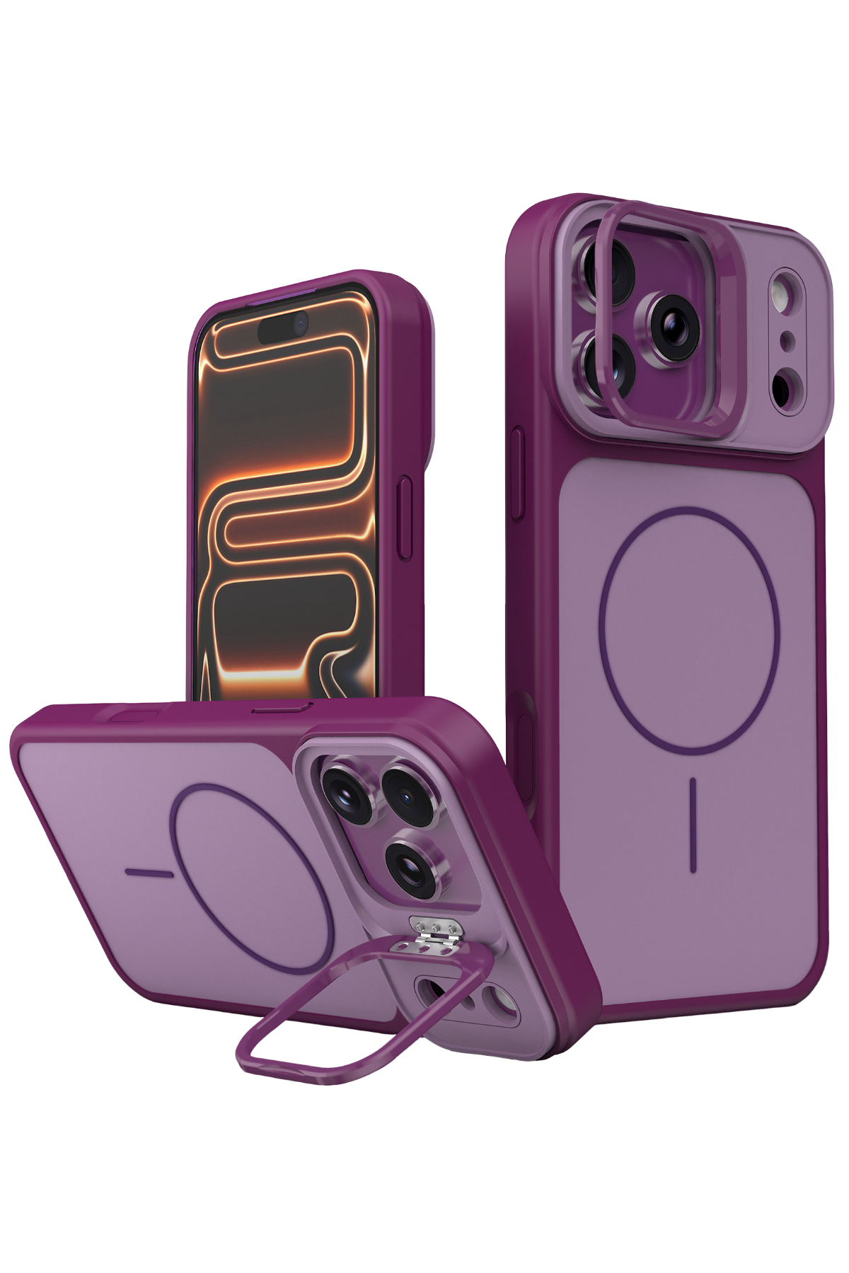 joko-apple-iphone-18-pro-max-pale-magsafe-standli-kapak-bordo-default Joko Apple iPhone 18 Pro Max/17 Pro Max Pale Magsafe Standlı Kapak - Bordo - Görsel 1