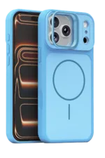 Joko Apple iPhone 18 Pro Max Pale Magsafe Standlı Kapak - Sierra Blue - Görsel 2