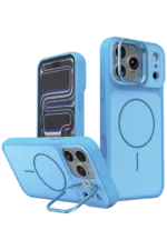 Joko Apple iPhone 18 Pro Max Pale Magsafe Standlı Kapak - Sierra Blue