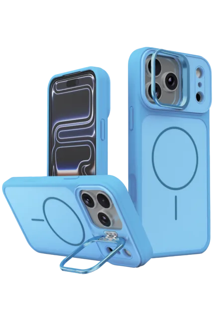 Joko Apple iPhone 18 Pro Max Pale Magsafe Standlı Kapak - Sierra Blue