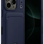 Uray store Apple iPhone 17 Pro Max Kelvin Kartvizitli Silikon - Lacivert
