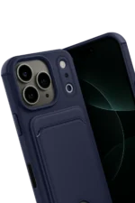 Uray store Apple iPhone 17 Pro Max Kelvin Kartvizitli Silikon - Lacivert - Görsel 3