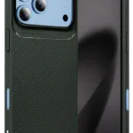 Uray store Apple iPhone 18 Pro Auto Focus Karbon Kapak - Yeşil