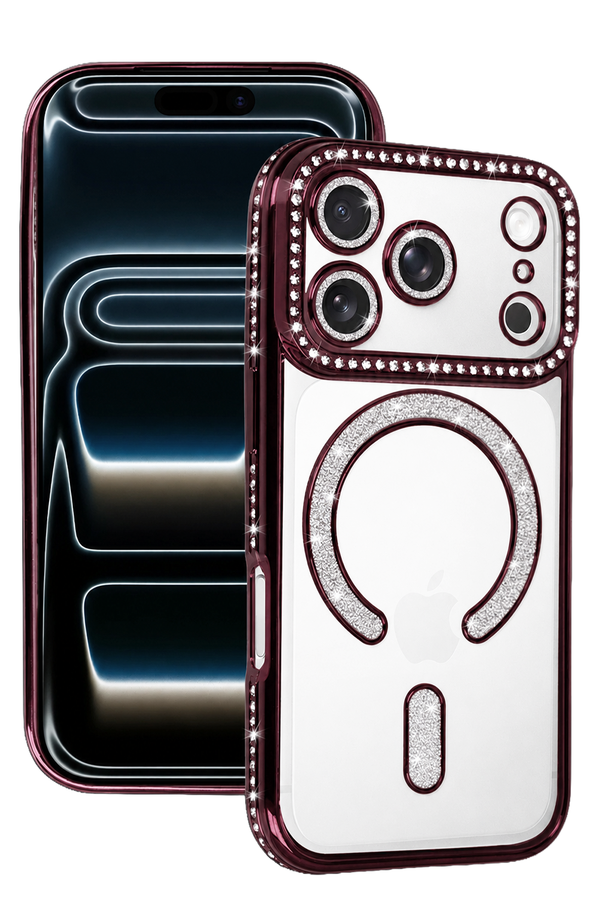 newface-apple-iphone-18-pro-joke-simli-magneticsafe-kilif-bordo-default Uray store Apple iPhone 18 Pro Joke Simli Magneticsafe Kılıf - Bordo - Görsel 1