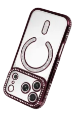 Uray store Apple iPhone 18 Pro Max Joke Simli Magneticsafe Kılıf - Bordo - Görsel 3